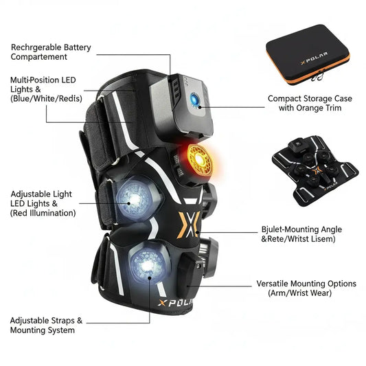 Liipoo Knee Massagers Pain Relief Device with Ice and Heat Therapy 5 Therapy Modes Knee and Leg Portable Massagers for Sports Recovery Muscle Relaxation The Blue Coil