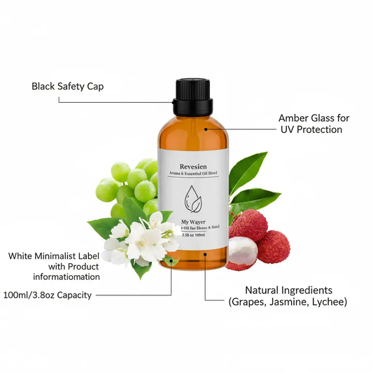 REVESIEN My Wayer Luxury Scents for Hotel | Scent Diffuser Oil - Home & Office Essential Oils for Diffuser | Waterless Diffuser Pure Aromatherapy Fragrance Diffuser Oil | Aroma Oils for Diffuser-100mL The Blue Coil