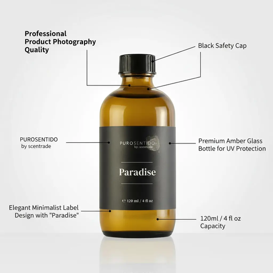 PuroSentido by: Scentrade Paradise Fragrance Scent Oil Refill for Aroma Diffusion Machine Aroma Oil for Scent Diffuser(120ml / 4 fl Oz) The Blue Coil