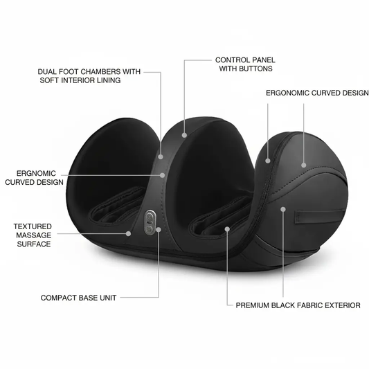 Lnoyui Valentines Day Gifts for Her Him - White Elephant Gifts for Adults - Foot Massager Machine with Heat Deep Tissue Shiatsu Foot Massager Gifts for dad him Christmas Gifts for mom Women The Blue Coil