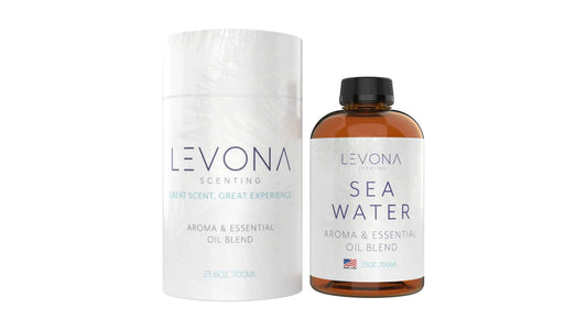 Levona Scent Sea Water Essential Oils for Diffuser for Home - Hotel and Home Luxury Scents - Fragrance Oil - Diffuser Oils Scents - Oil Diffuser Essential Oils for Humidifiers - 700Ml Aroma Oil Blend