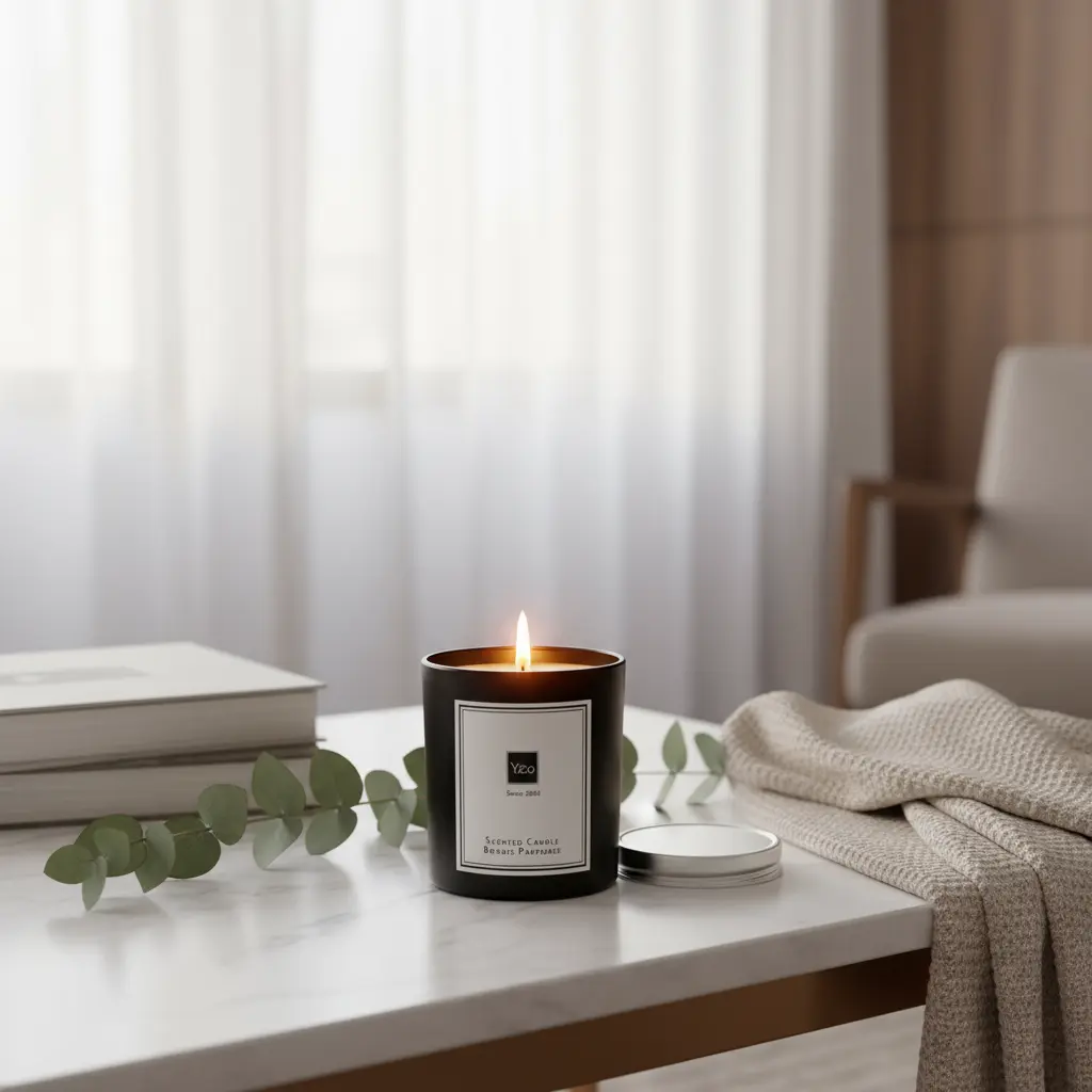 Candle Gifts for Women Men Scented Candles for Home Decor Soy Candles Gift for Men Luxury Scented Candles Black Candle for Bath Yoga Wedding Valentines Day Birthday Christmas Mens Candles Gifts The Blue Coil