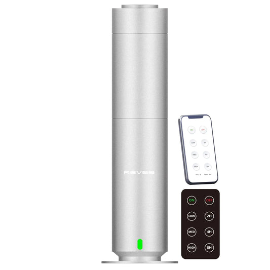 Diffuser Machine for Hotel-Scent Air Machine for Home-Diffusers for Home-Waterless Essential Oil Diffusers-Studio Scent Diffuser-Large Room-Cold Air-Office Fragrance-App Remote Control - Silver