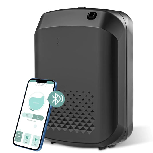 Smart Scent Air Machine for Home 1500 Sq. Ft Coverage Hotel Collection Diffuser with Smart Cold Air Tech Bluetooth Cold Air Diffusers with Smart APP Control for Home Hotel Spa Office(Black)
