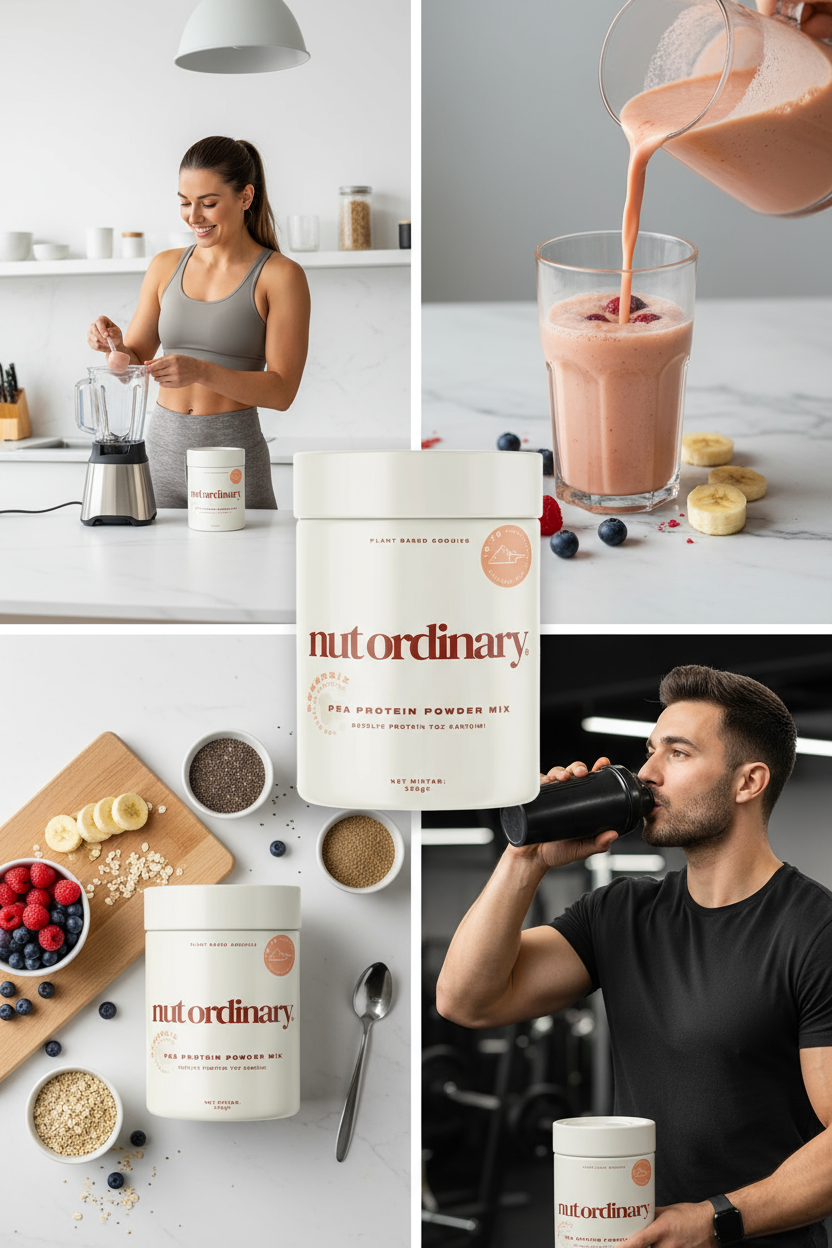 Nut Ordinary Plain Pea Protein Powder Mix