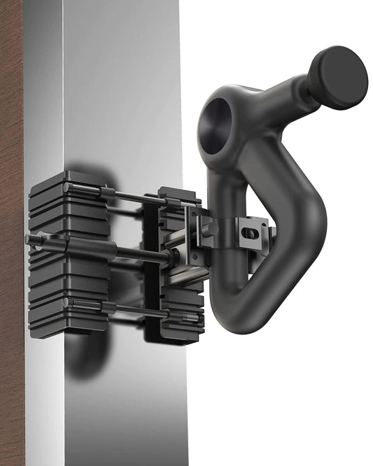 JOJOSEE Self Massage Gun Holder PRO for Back Muscle Hands Free Percussion Compatible with Most Massage Gun Design for Hard-to-Reach Area Holder ONLY