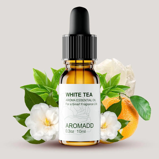 Aromadd White Tea Aroma Essential Oil Blend Aromatherapy Diffuser Oil for Diffusers for HomeAromatherapy Oils - 0.3 fl oz 10 ml