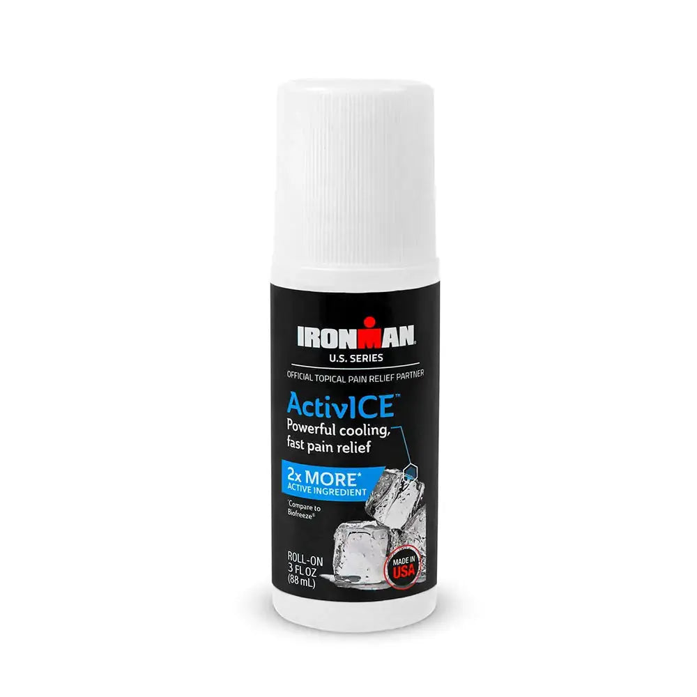 Curad IRONMAN ActivICE Roll-On Cooling Gel Topical Pain Relief for Arthritis Joint Muscle Back & Body Aches & Pain 3 oz (1 count) The Blue Coil