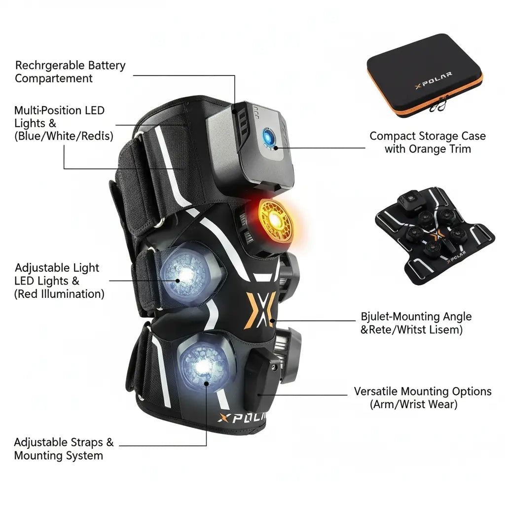 Liipoo Knee Massagers Pain Relief Device with Ice and Heat Therapy 5 Therapy Modes Knee and Leg Portable Massagers for Sports Recovery Muscle Relaxation The Blue Coil