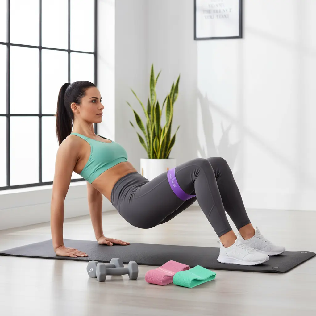 HOSLAFON Resistance Bands Set Exercise Workout Fitness Booty Bands for Working Out Resistance Loops Bands for Women Elastic Bands for Exercise Pull up Assistance Bands Stretch Bands Stretching Strap The Blue Coil