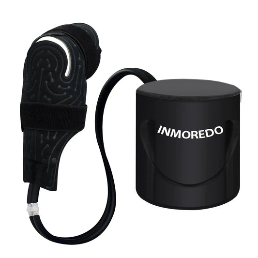 Inmoredo Portable Cold Therapy System Machine with Adjustable Knee Therapy Ice Machine After Knee Surgery The Blue Coil