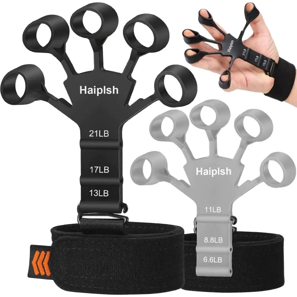 Hand Grip Strengthener and Finger Exerciser 2 Pack The Blue Coil