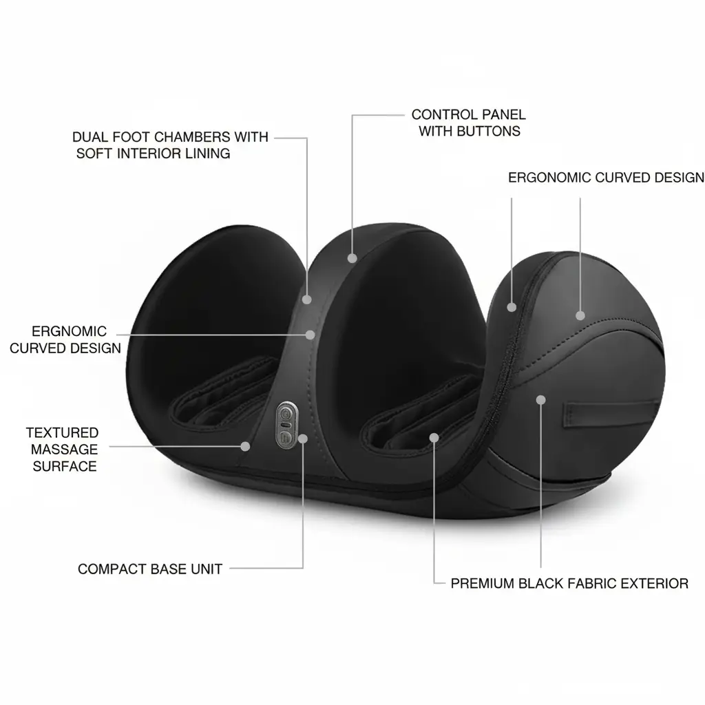 Lnoyui Valentines Day Gifts for Her Him - White Elephant Gifts for Adults - Foot Massager Machine with Heat Deep Tissue Shiatsu Foot Massager Gifts for dad him Christmas Gifts for mom Women The Blue Coil