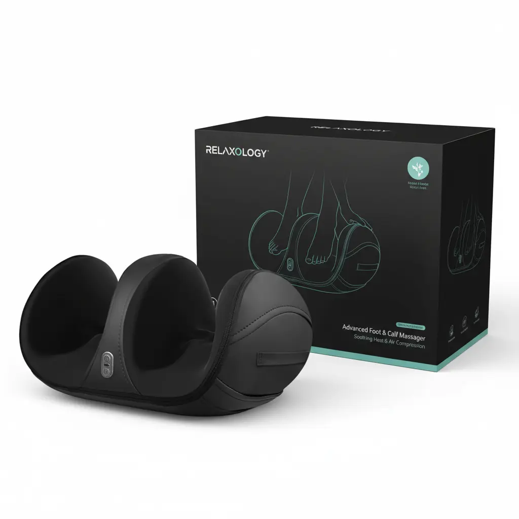 Lnoyui Valentines Day Gifts for Her Him - White Elephant Gifts for Adults - Foot Massager Machine with Heat Deep Tissue Shiatsu Foot Massager Gifts for dad him Christmas Gifts for mom Women The Blue Coil