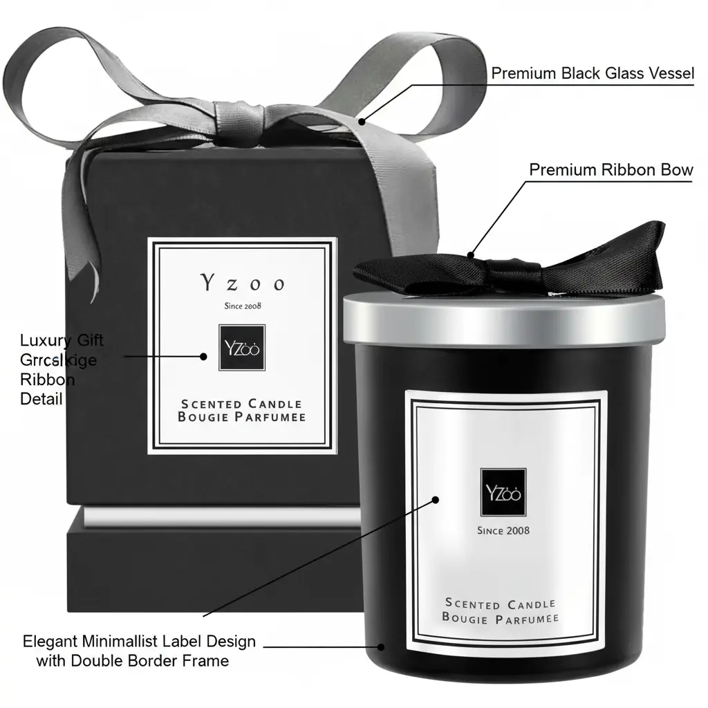 Candle Gifts for Women Men Scented Candles for Home Decor Soy Candles Gift for Men Luxury Scented Candles Black Candle for Bath Yoga Wedding Valentines Day Birthday Christmas Mens Candles Gifts The Blue Coil