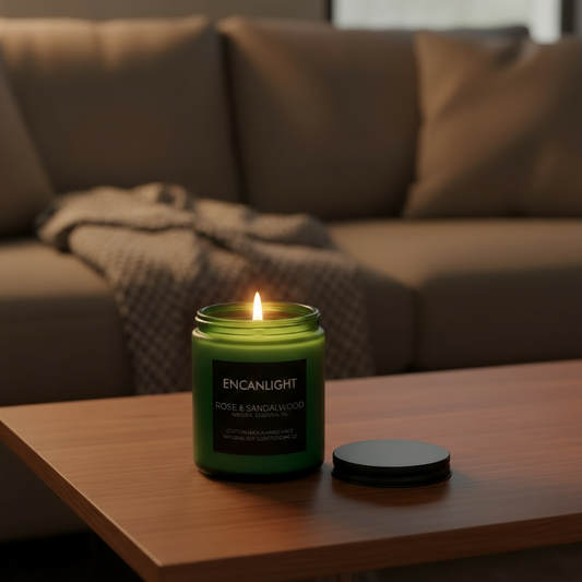 Candles for Home Scented Rose Aromatherapy Candles Natural Soy Jar Candles - 13.6oz 45 Hours Burn Men and Women Gifts for Home Decor Yoga Relaxing SPA Stress Relief