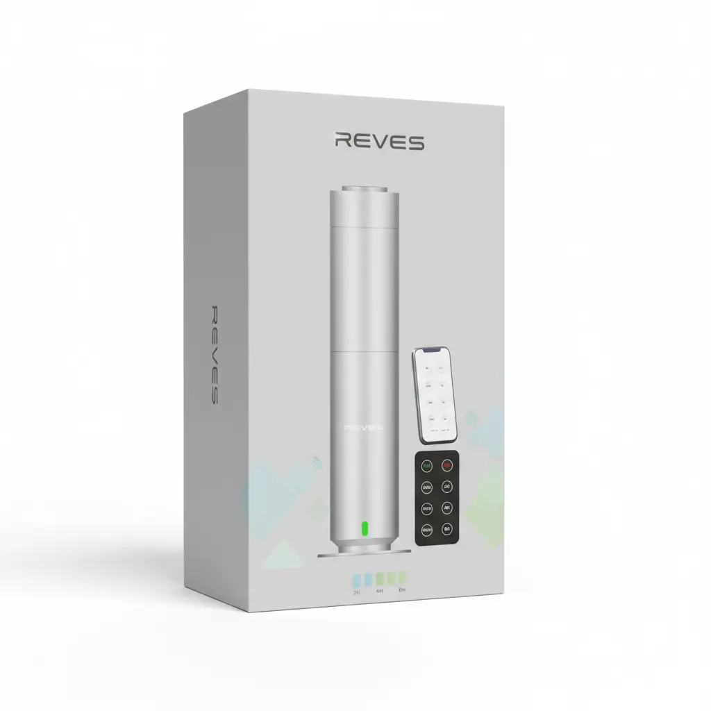 Diffuser Machine for Hotel-Scent Air Machine for Home-Diffusers for Home-Waterless Essential Oil Diffusers-Studio Scent Diffuser-Large Room-Cold Air-Office Fragrance-App Remote Control - Silver The Blue Coil