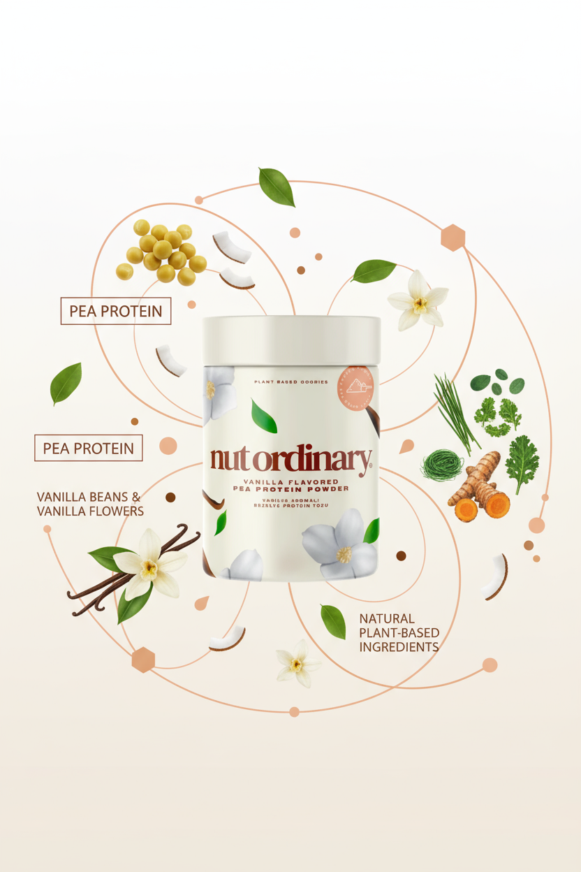 Nut Ordinary Vanilla Pea Protein Powder Mix