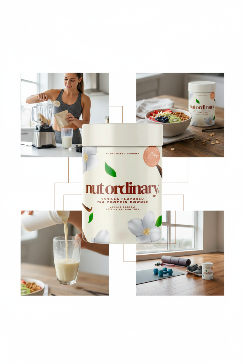 Nut Ordinary Vanilla Pea Protein Powder Mix