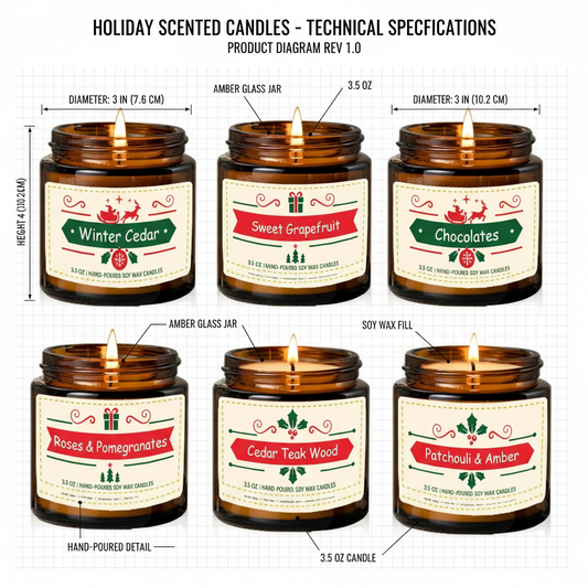 Candles for Home Scented6 Packs Bath and Body Works Candles Scented Candles Gifts for Women Natural Soy Candles Christmas Gift Set Aromatherapy Candles for Christmas New Year Valentines Day