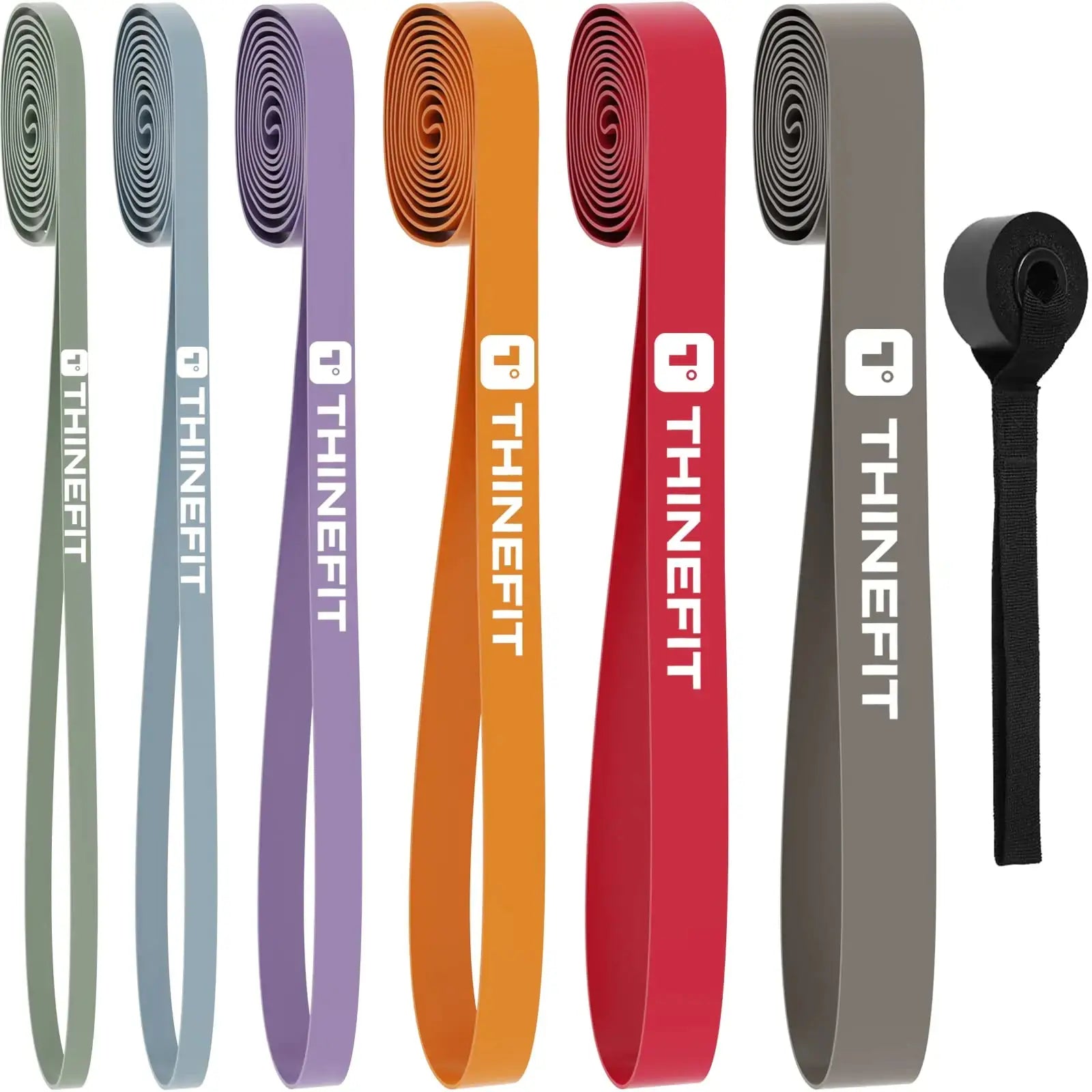 Pull Up Bands Resistance Bands Pull Up Assistance Bands Resistance Band Set Exercise Workout Bands for Working Out Body Stretching Physical Therapy Muscle Training The Blue Coil