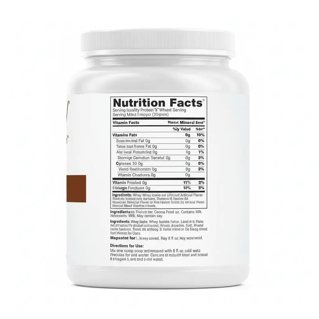 Unjury Meal Replacement Powder | Chocolate | 26g Protein | 25 Vitamins and Minerals | 100% Whey Isolate Protein Powder | Low Carb and Sugar | 15 Servings The Blue Coil