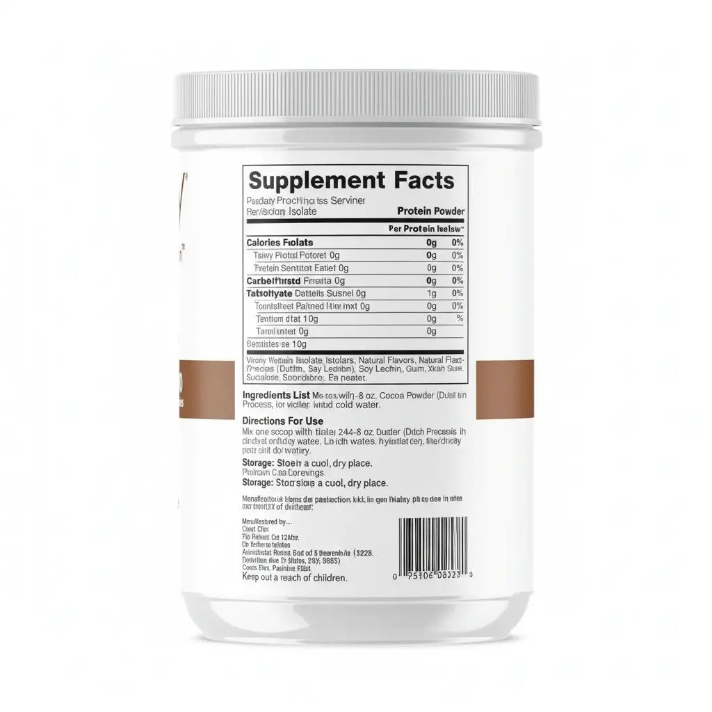 Unjury Whey Protein Powder | Chocolate Protein Powder | 21g 100% Whey Isolate Protein Powder | Low Carb and Lactose Free | Gluten Free Whey Protein Isolate | Certified Kosher | 15 Servings The Blue Coil