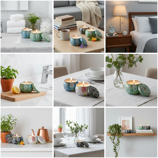 Scented Candles Gift Set 12 Pack Aromatherapy Candles 300 Hours Lasting Natural Soy Candles Candles for Home Scented Candles Gfits for Women Ideal for Birthdays Valentines Day Mothers Day