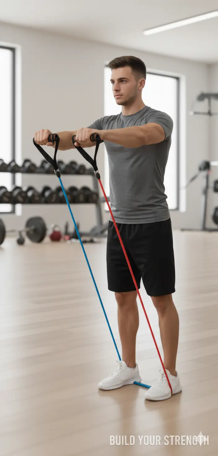 Resistance Bands Set with Handles， Exercise Bands for Home Gym， Resistance Bands for Working Out， Bandas De Resistencia para Hacer Ejercicio， Workout Bands， Exercise Bands Resistance Bands Set The Blue Coil