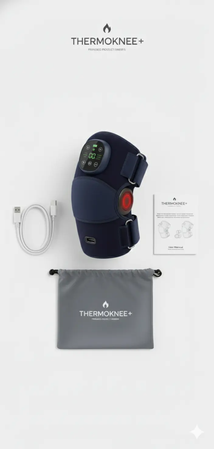 Creliver Knee Massager with Heat FSA or HSA Eligible Cordless Knee Massager with 6 Heat Levels Knee Heating Pad for Joint Pain Meniscus Tear Pain Relief Gifts for Dad Men Updated Edition The Blue Coil