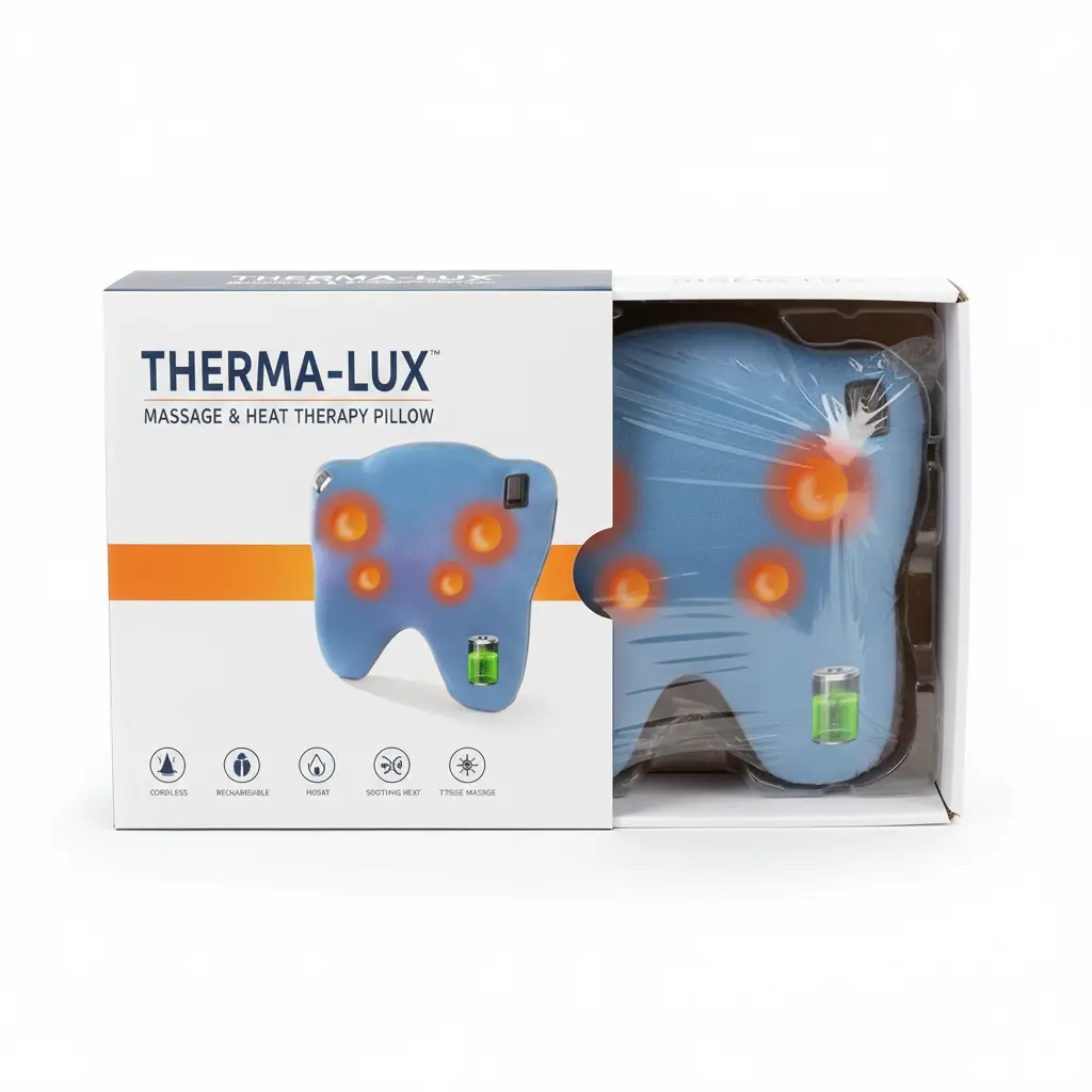 Back Massager with Heat FSA/HSA Eligible Neck Massager for Pain Relief Deep Tissue Shiatsu Back Shoulder and Neck Massager 4D Kneading Portable Massage Pillow for Full Body Gifts for Men Women The Blue Coil