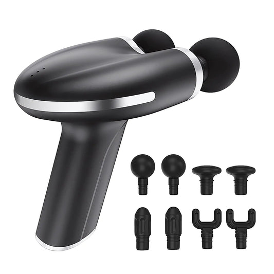 BOKOR Deep Tissue Massage Gun - FSA/HSA Eligible Massager for Pain Relief & Circulation in Neck Back Leg Shoulder and Body Motion Duo Double-Head Massage Gun Ideal Birthday Gift